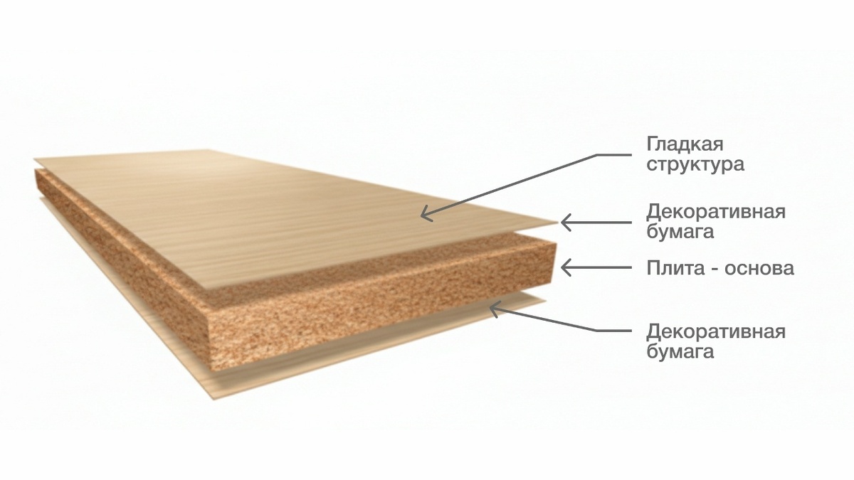 Строение ЛДСП