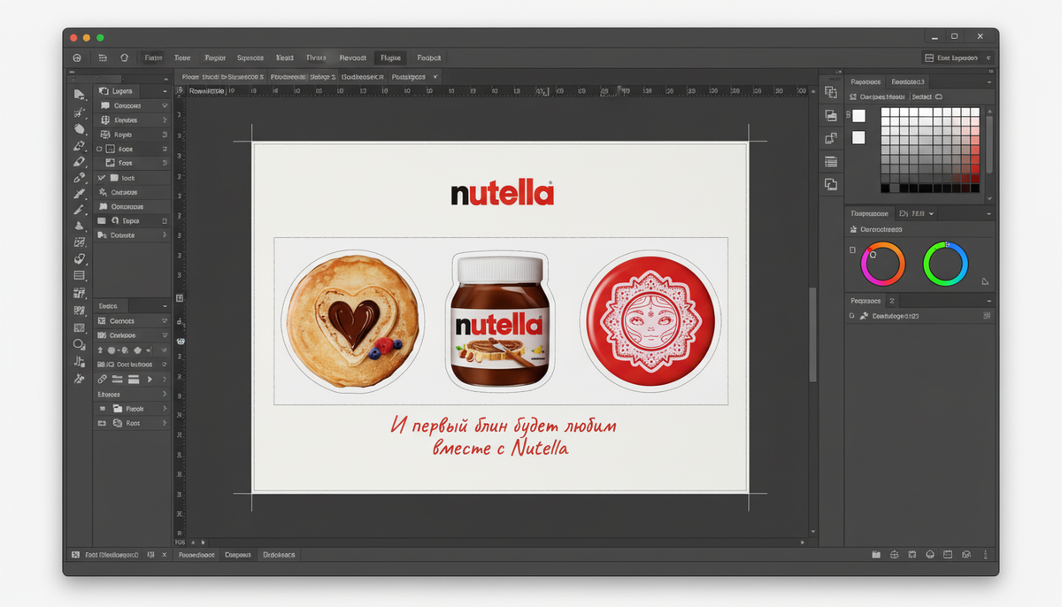 подготовка макета для производства 3D-наклейки — дизайн и контур резки