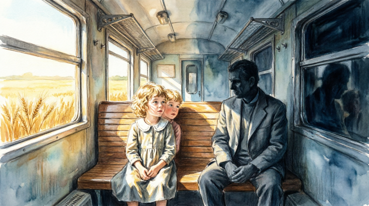 Поезд, который разделил жизнь на «до» и «после». Солнце ещё светило, но тень уже вошла в вагон.