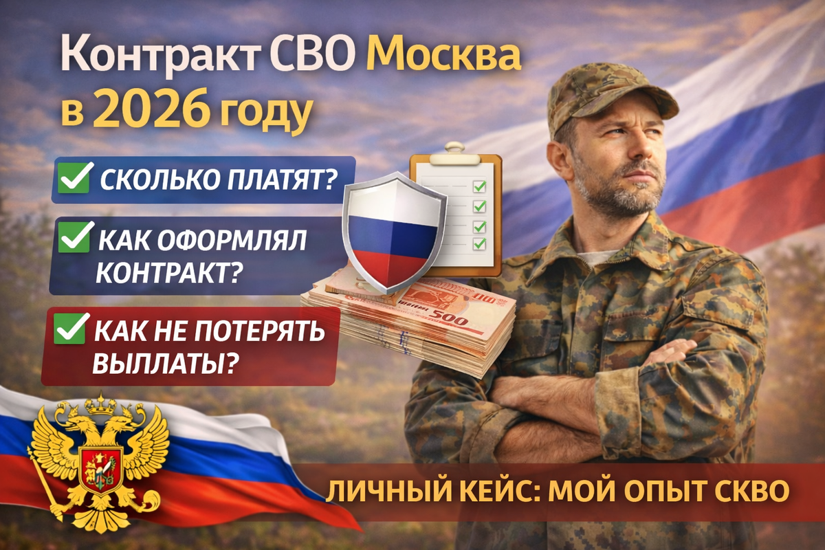Контракт СВО Москва 2026: мой опыт оформления, сроки и что проверять, чтобы получить выплаты