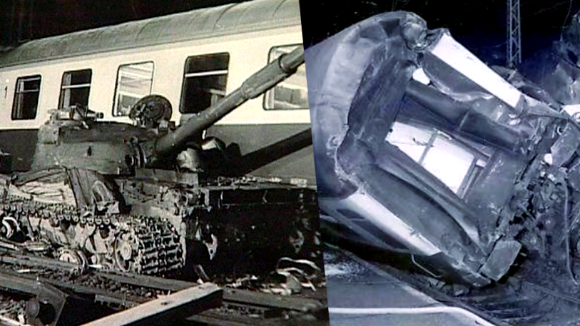 Что будет если поезд на полной скорости врежется в танк? Чем закончилась история 1988-го года
