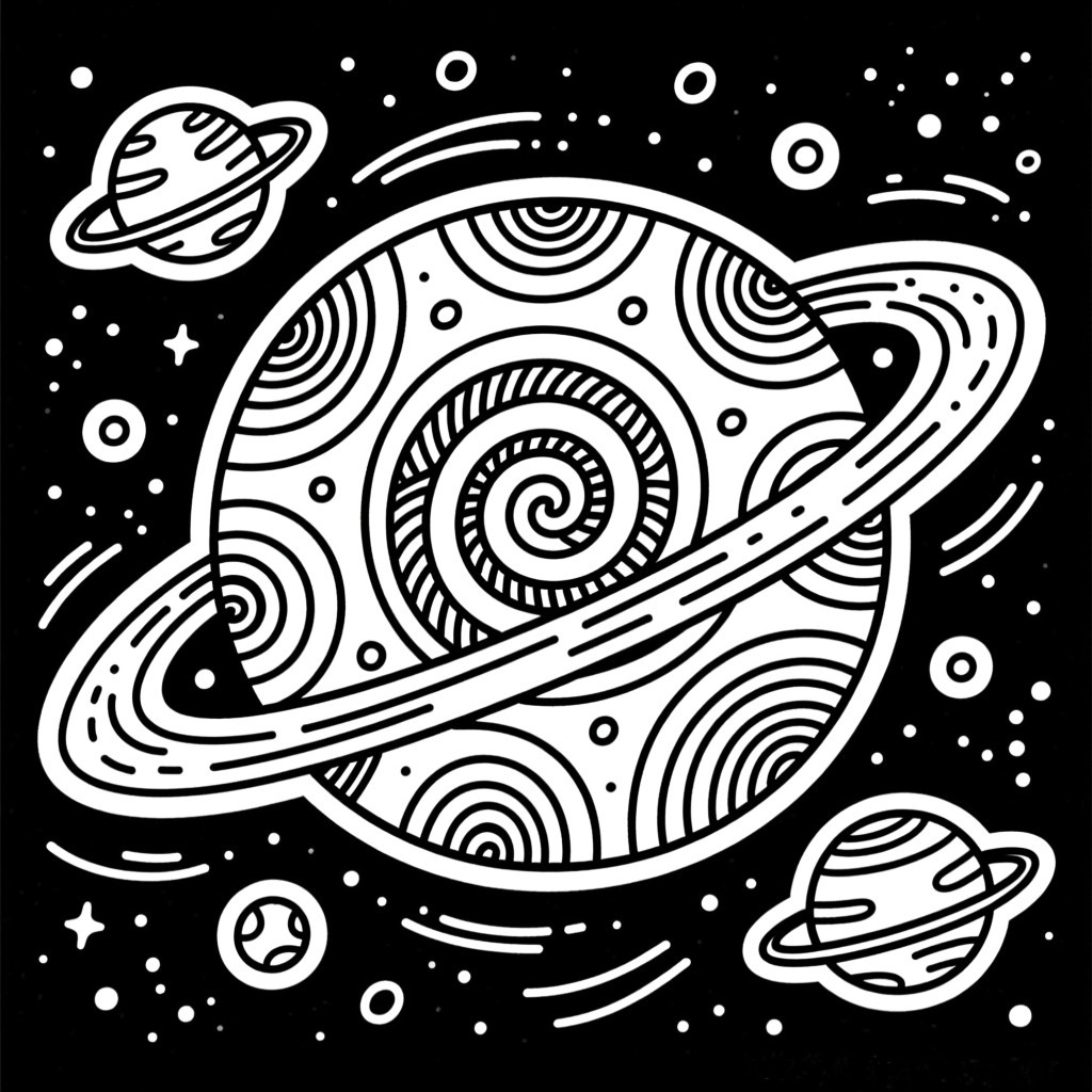 Планета. Иллюстрация сгенерирована нейросетью