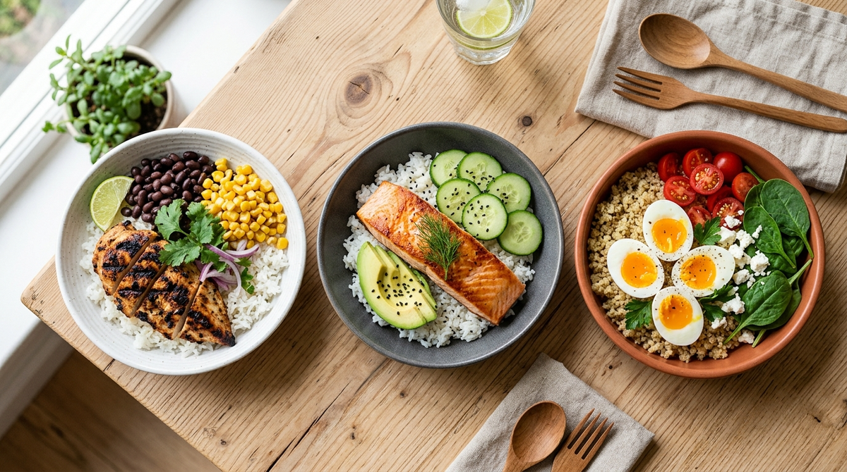 3 высокобелковых боула на ужин — каждый за 25 минут