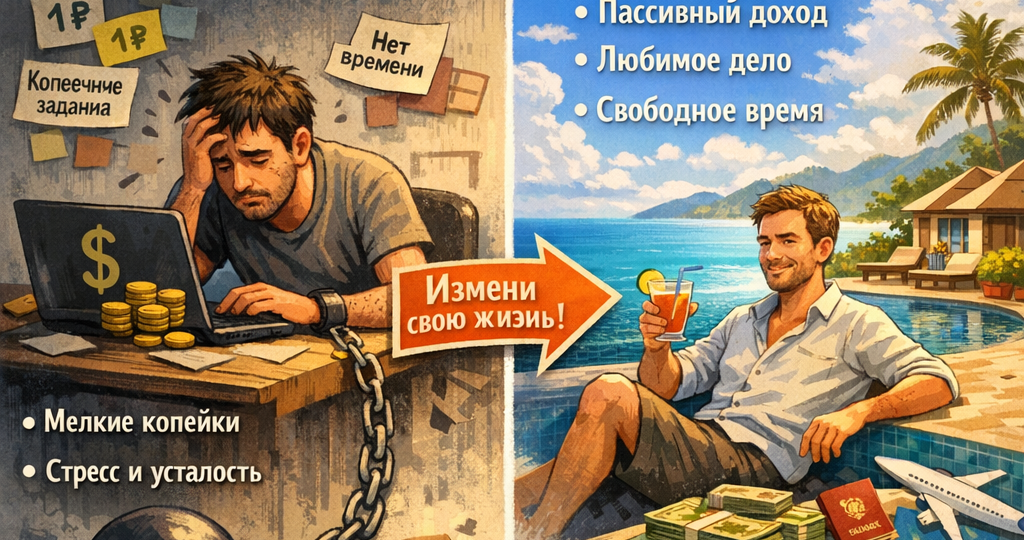 Как перестать выполнять задачи на микробирже, обрести психологическое и финансовое благополучие