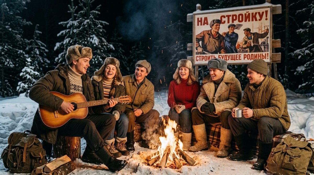 Романтика тайги и песни у костра