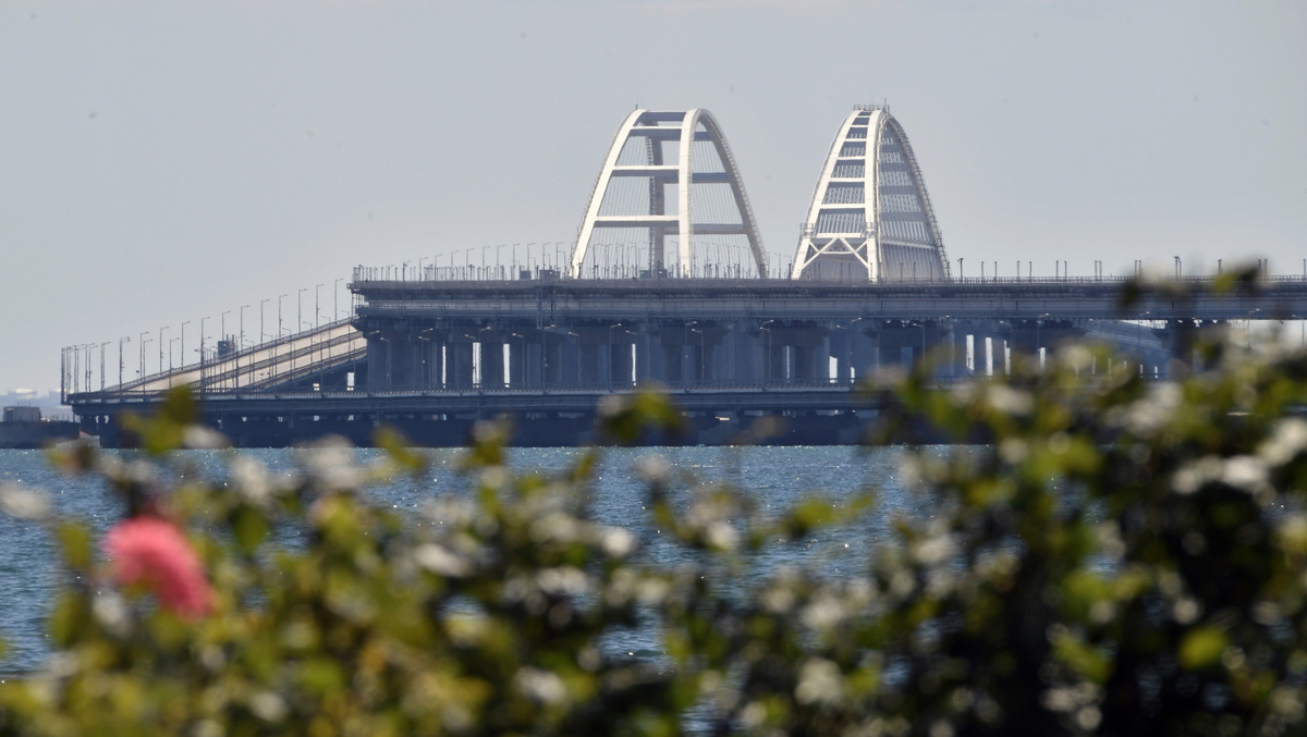    HD Крым Керченский пролив Крымский мост ЧП теракт взрыв РИА