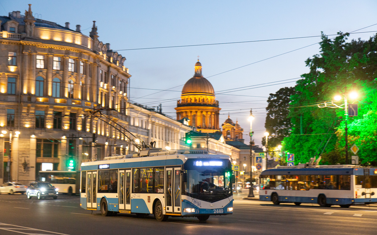 Трамвай в Санкт-Петербурге. Фото с transphoto