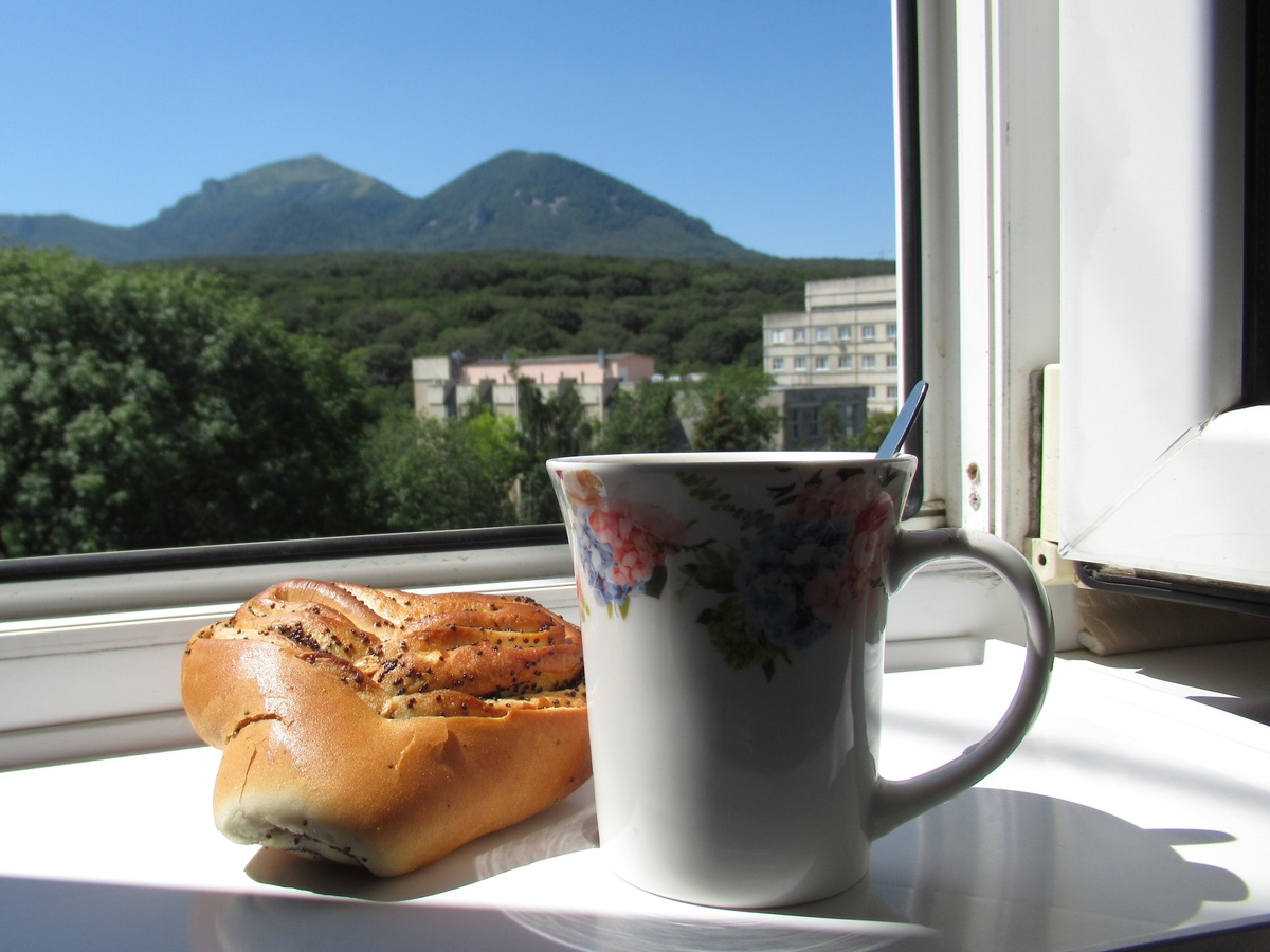 г. Железноводск, КМВ, вид из окна на гору Бештау