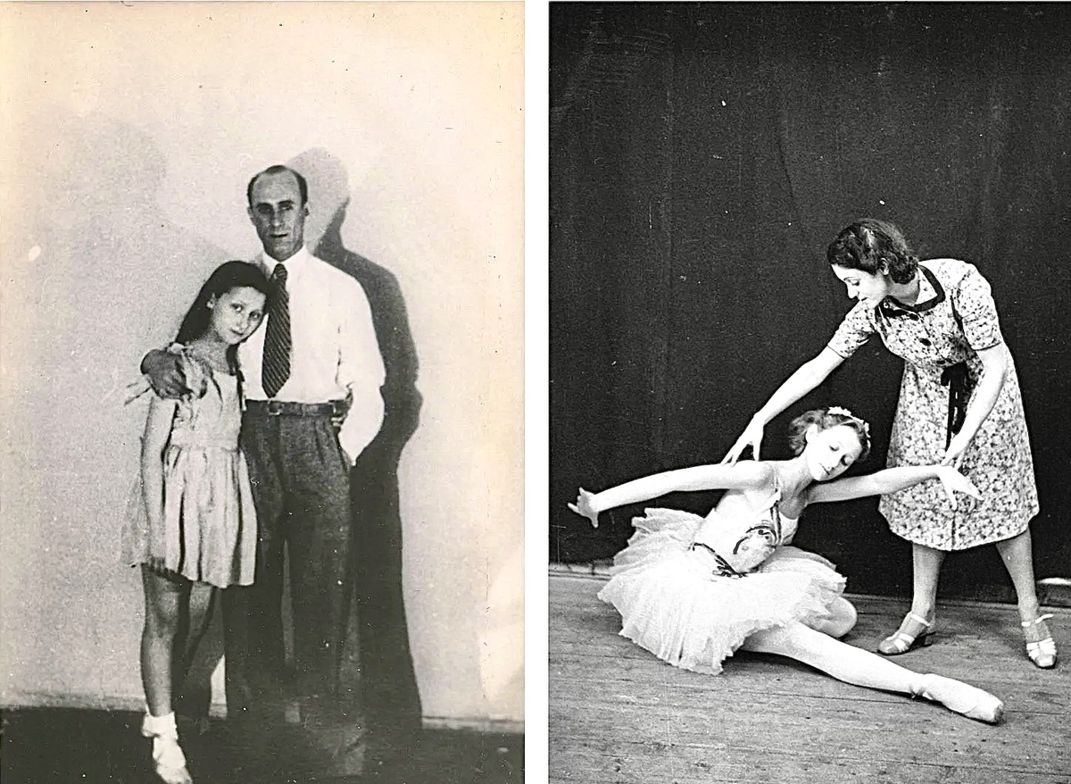 Майя с отцом и на занятиях