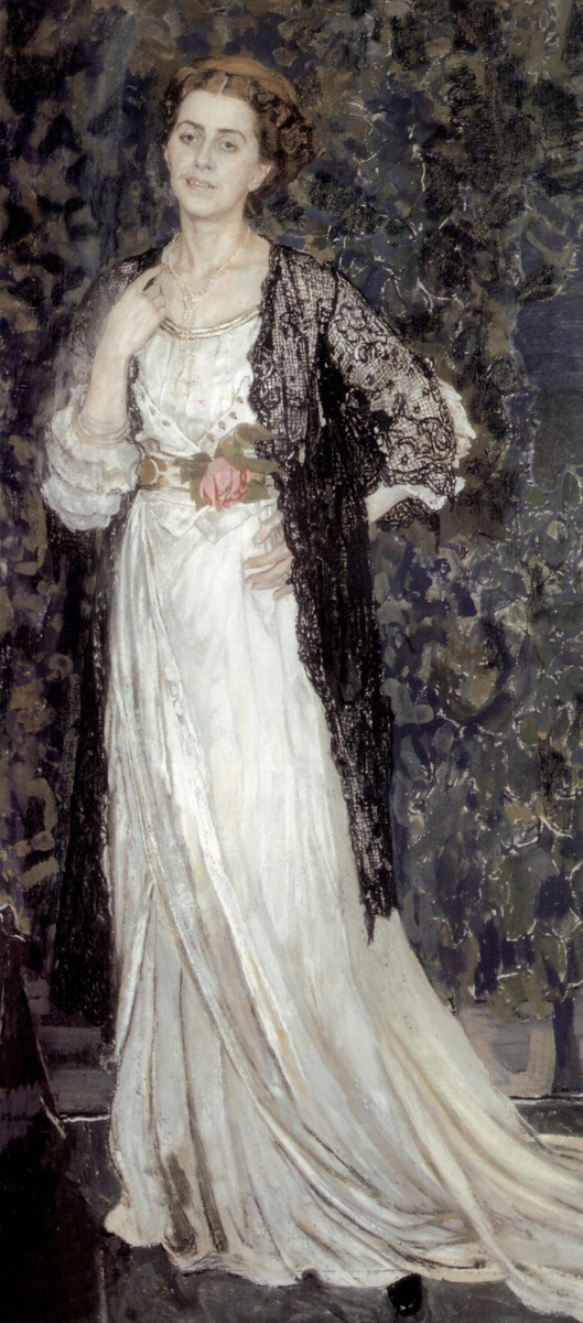 А. Я. Головин Портрет М.Э. Маковской, в первом браке -Ходасевич.