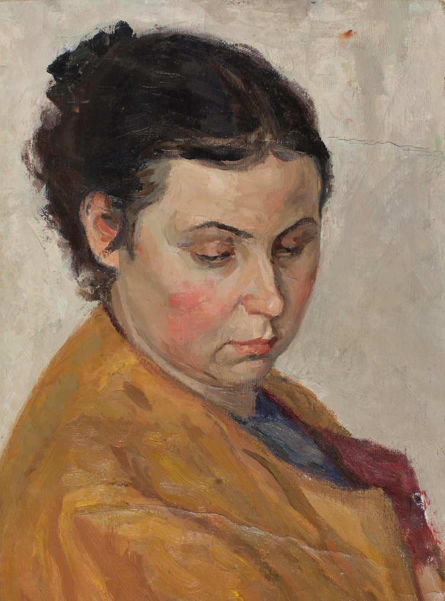 Ю.М.Ракша. Потрет матери в жёлтом. 197. Башкирский государственный художественный музей имени М.В. Нестерова.