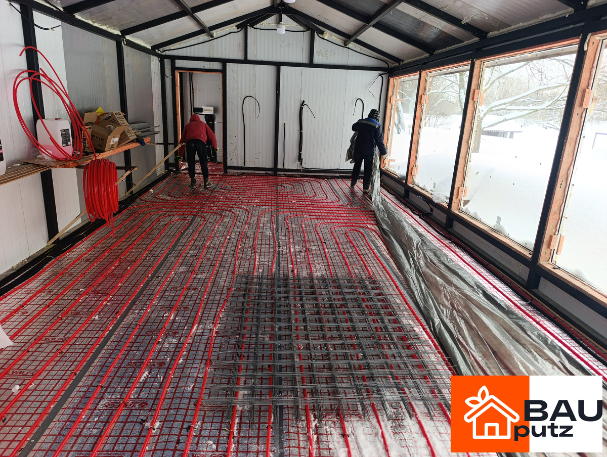 Стяжка теплого пола в пгт Дрожжино, Московская область