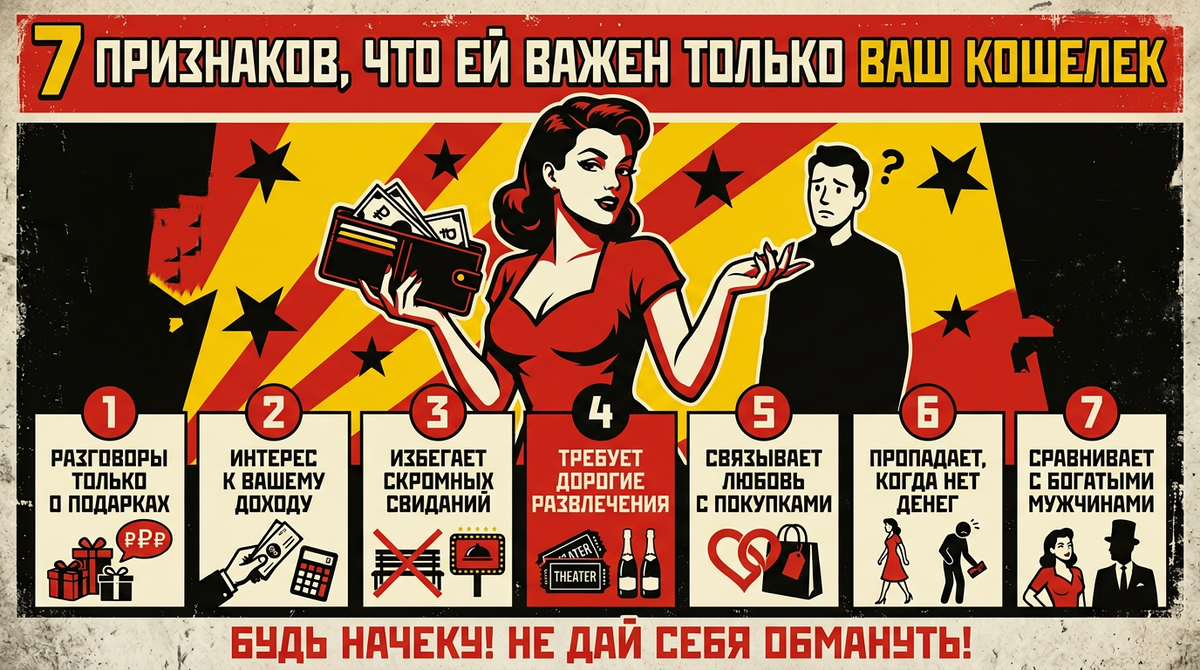 Ей важены только ваши деньги