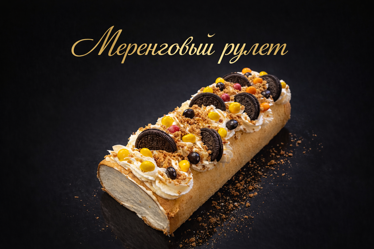 Меренговый рулет