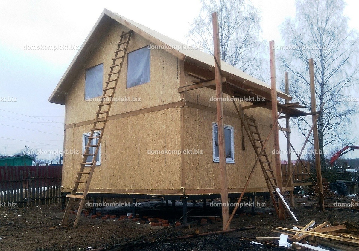 Коробка дома из СИП-панелей возводится в среднем за 14 дней, ключевой момент — правильный монтаж