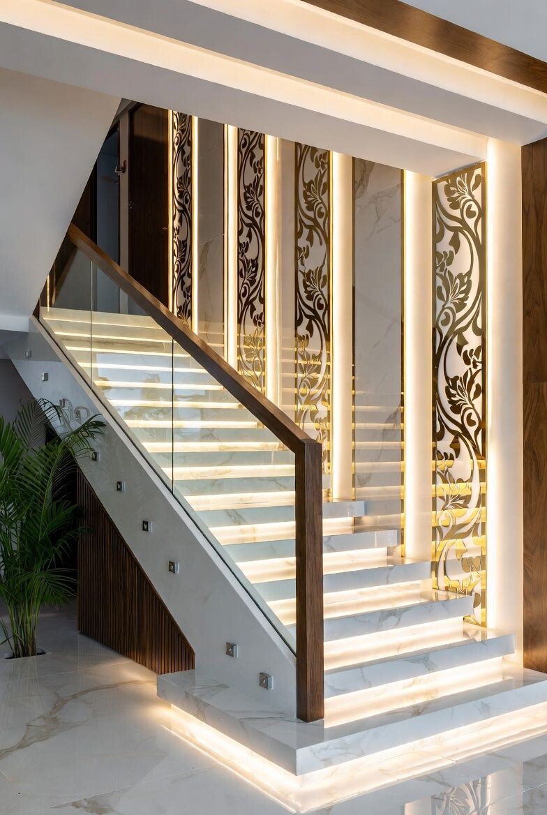 Лестница на второй этаж: как совместить эстетику и практичность