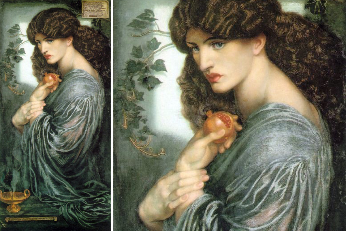 Данте Россетти «Прозерпина»