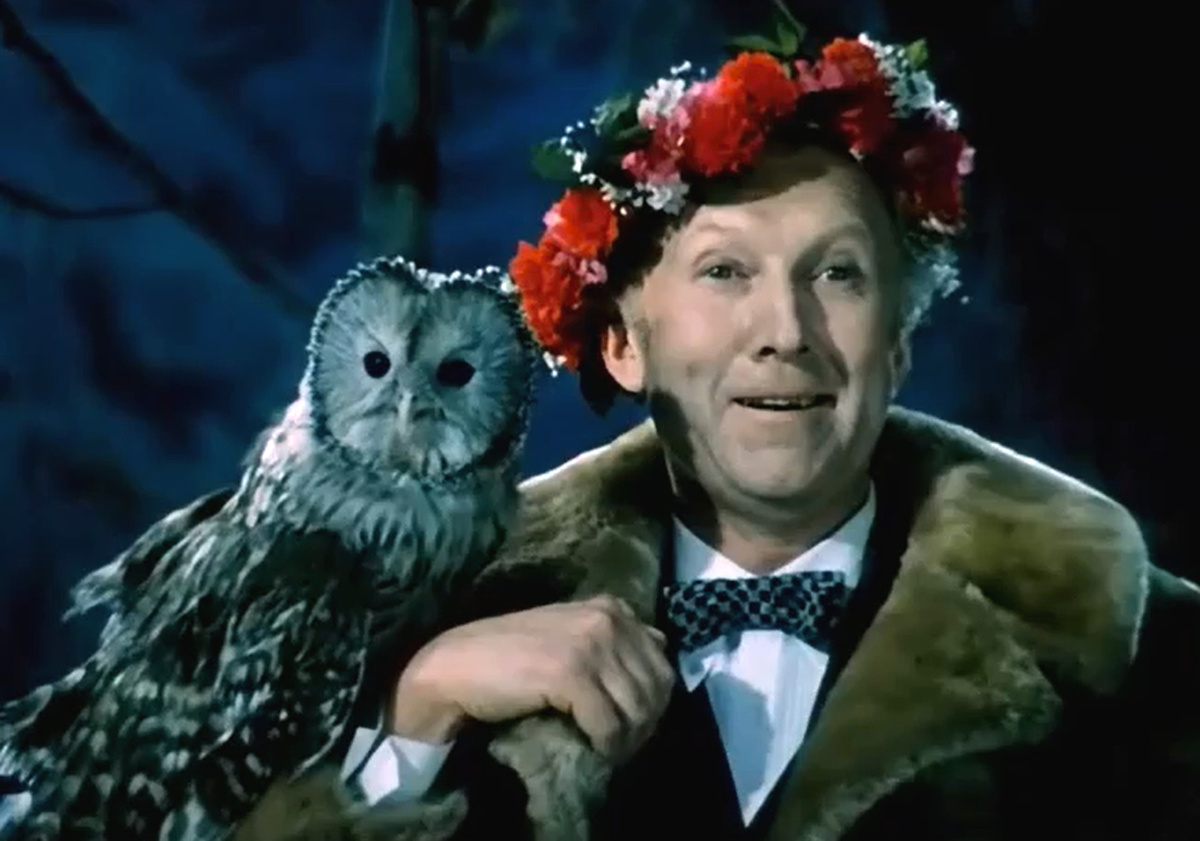 Кадр из кинофильма "Эта веселая планета", 1973 г., режиссеры Юрий Сааков, Юрий Цветков, сценаристы Дмитрий Иванов, Юрий Сааков, Владимир Трифонов, композитор Давид Тухманов (скриншот)