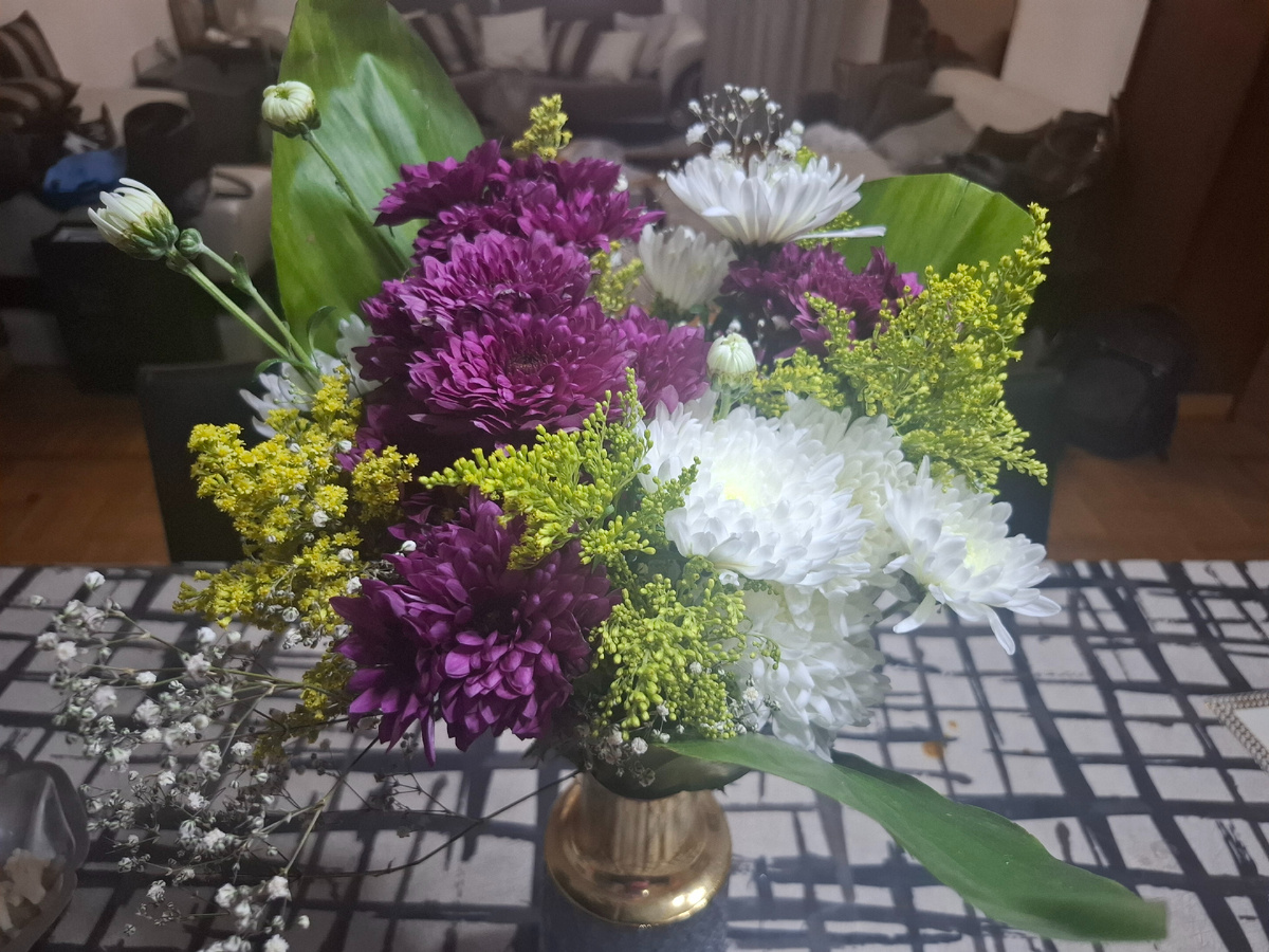 Тот самый "выстраданный" букет :)