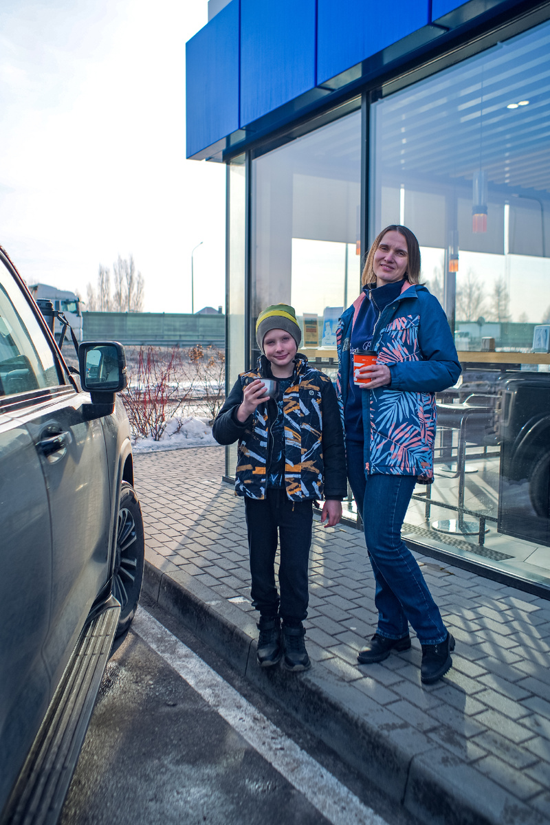 На заправке перед Воронежем