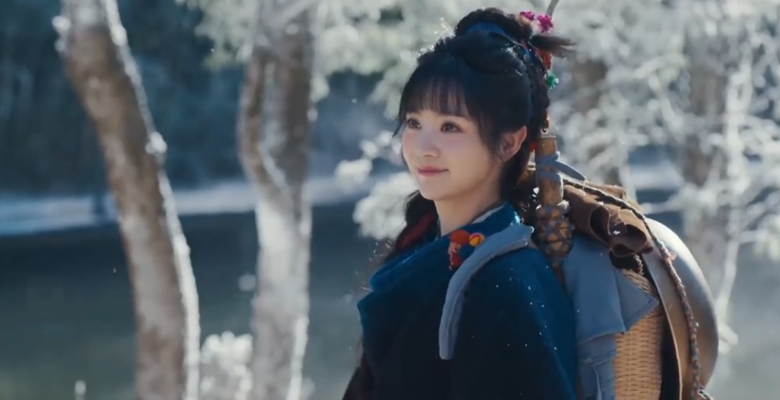 кадр из сериала "В погоне за нефритом". главная героиня Фань Чанъюй