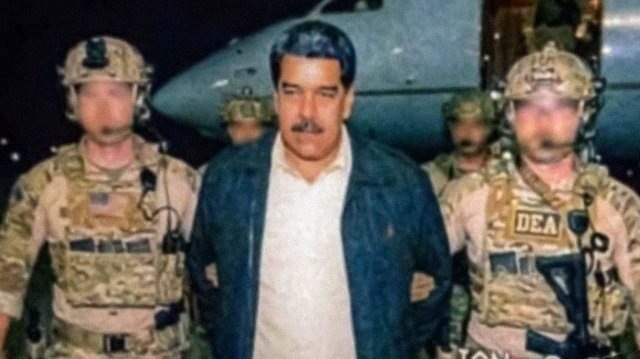   Фото: социальные сети. Николас Мадуро доставлен в США.