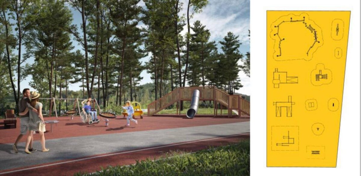 Реализация проекта благоустройства Корытовского лесопарка
Фото: из телеграм-канала главы Пскова Бориса Елкина