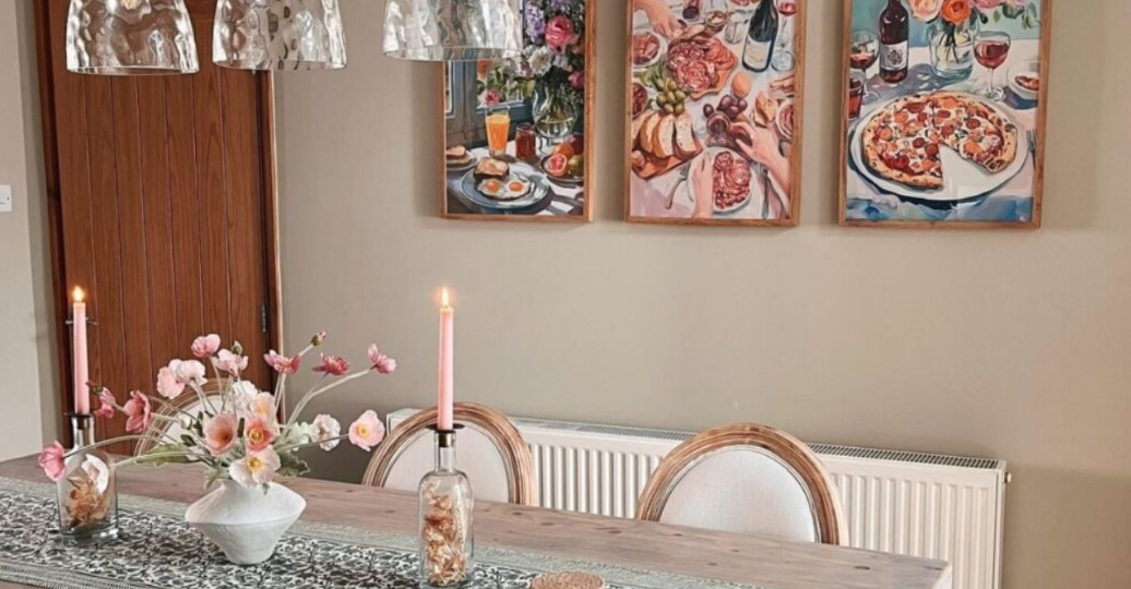 5 способов украсить стену над столом без ремонта. Подборка идей для тех, кто боится молотка