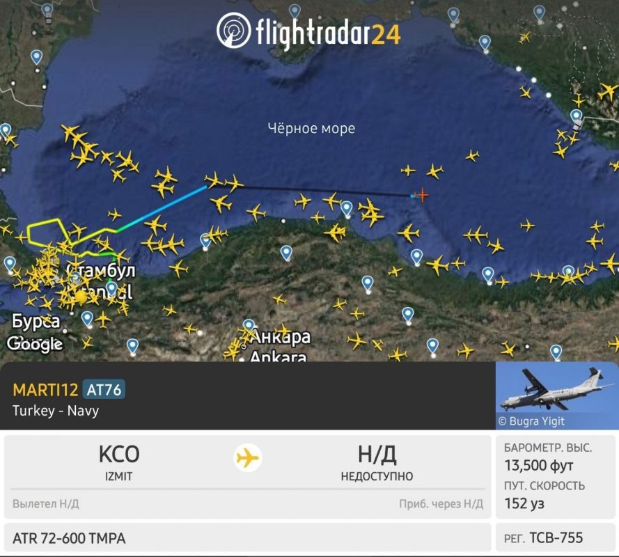   Иллюстрация: соцсети, скриншот, flightradar24.