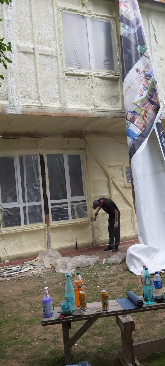 Утеплить дом снаружи ППУ от Подрядчика ППУ