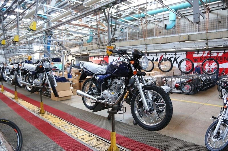 Производство мотоциклов Минск в России 