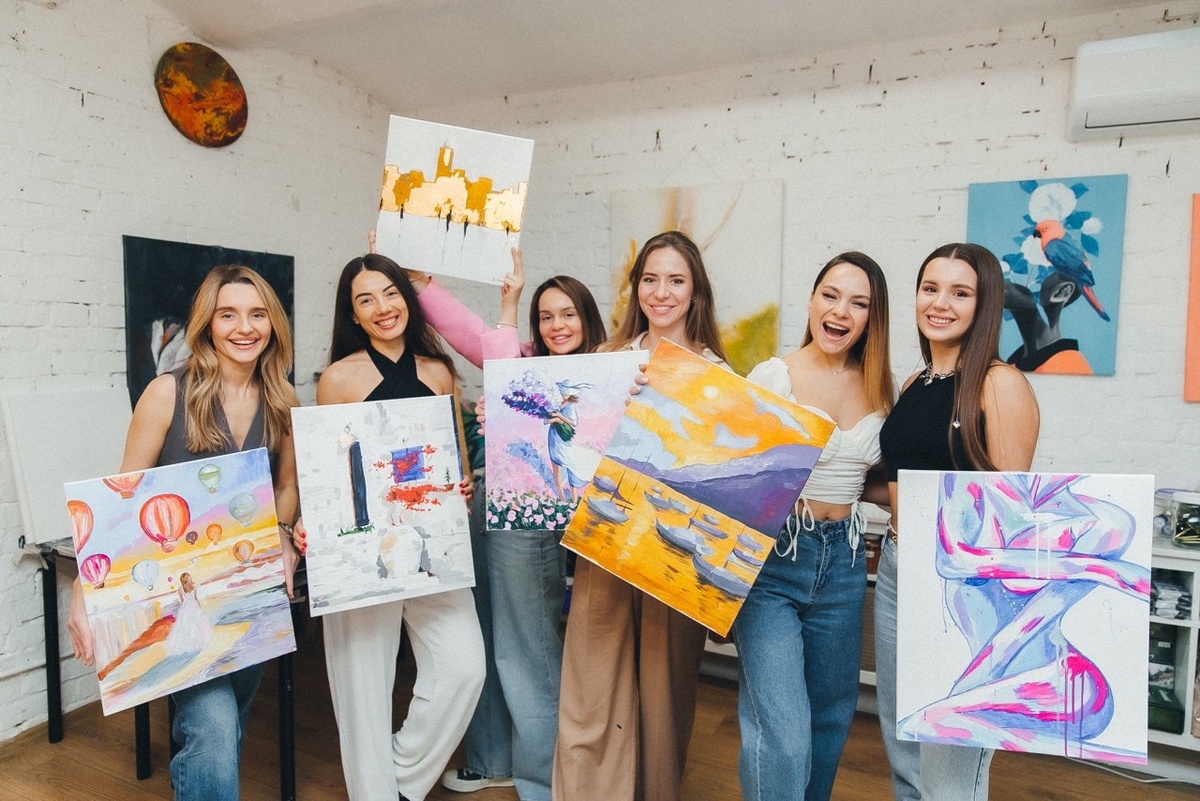 Студия арт-вечеринок в Москве Draw Up Studio