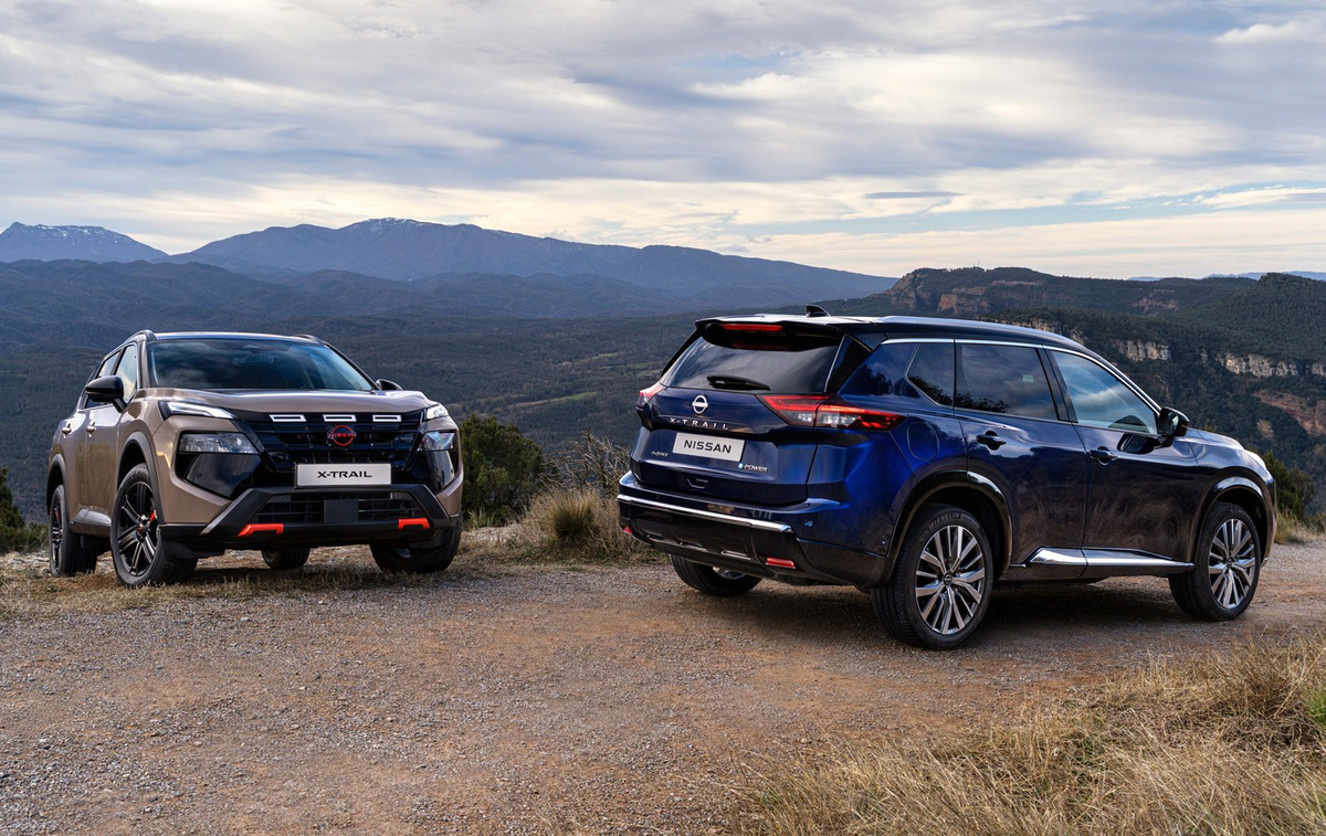 Новые кроссоверы Nissan X-Trail 2026 для европейского рынка