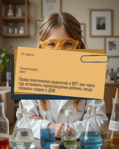 Автор - юрист Носиков Андрей