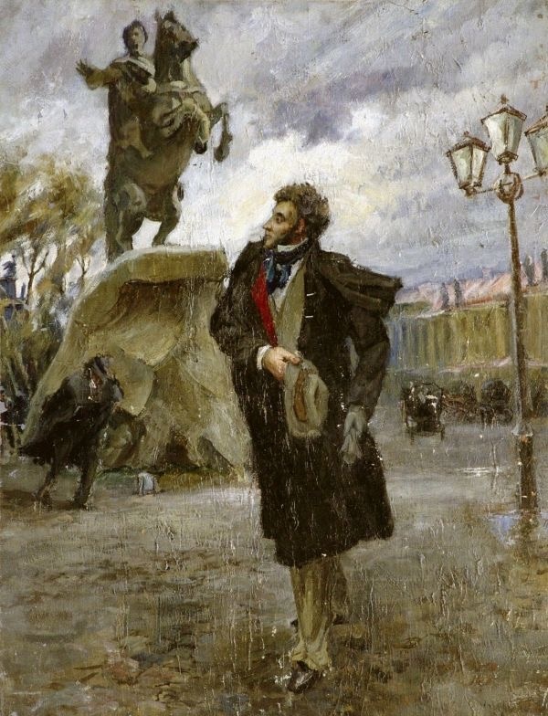«Медный всадник»  это не про наводнение. 