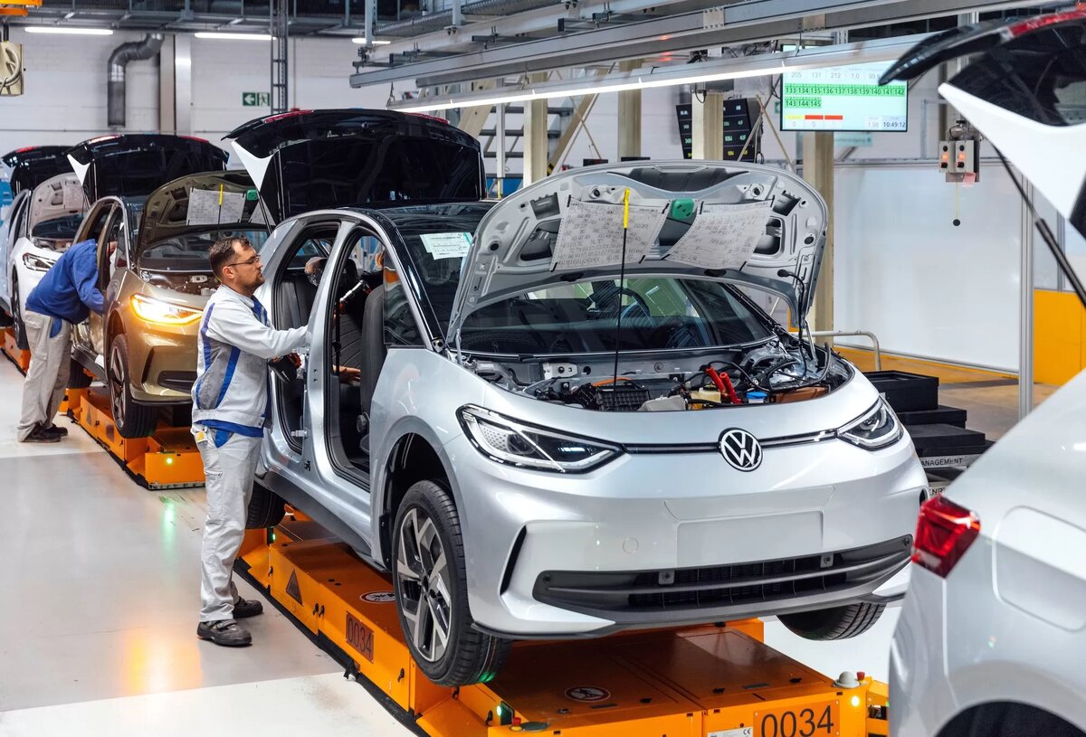    Производство Volkswagen ID.3 на заводе в Цвиккау