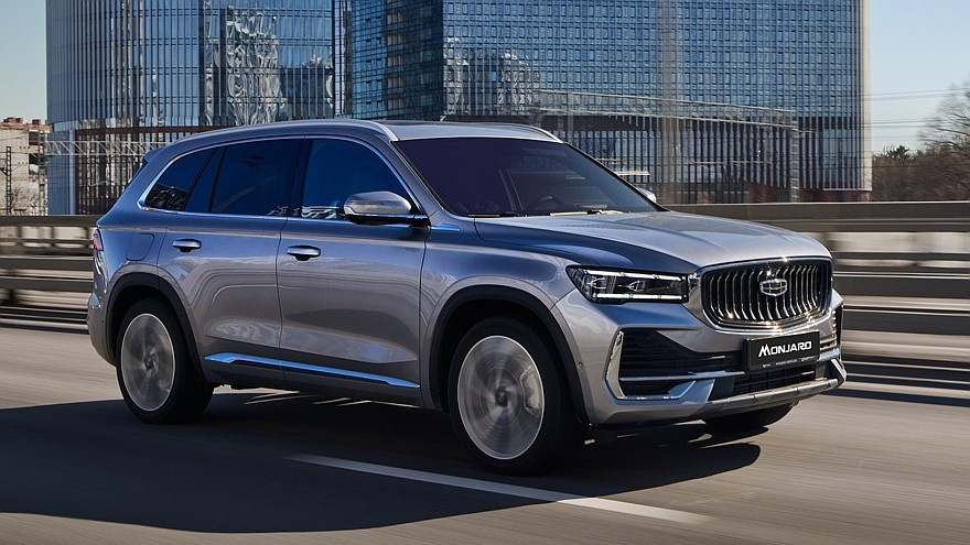    На фото: Geely Monjaro (версия для российского рынка)