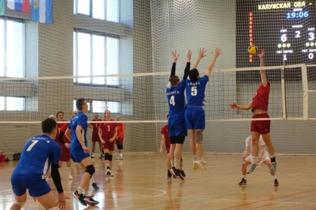    В Калуге прошли матчи финала чемпиона России по волейболу среди глухих