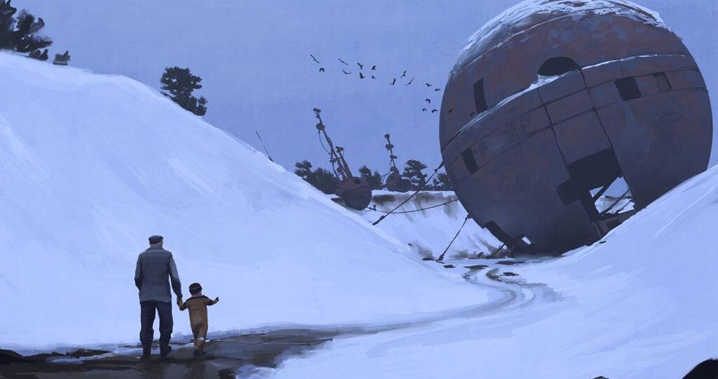 Роботы, щемящая ностальгия и липкий техно-мрак: концепт-арт и иллюстрации Саймона Столенхага