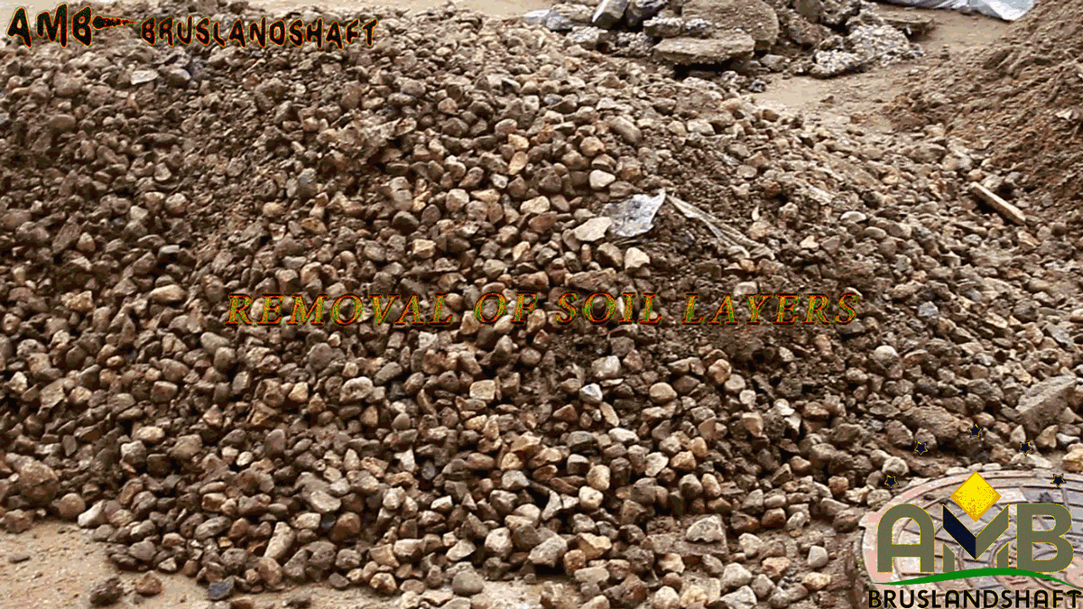 Удаление грунта -removal of soil layers 