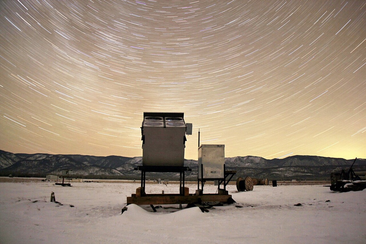 Один из оптических детекторов экспериментальной установки серии TAIGA (Александр Пахоруков, CC BY-SA 4.0)
