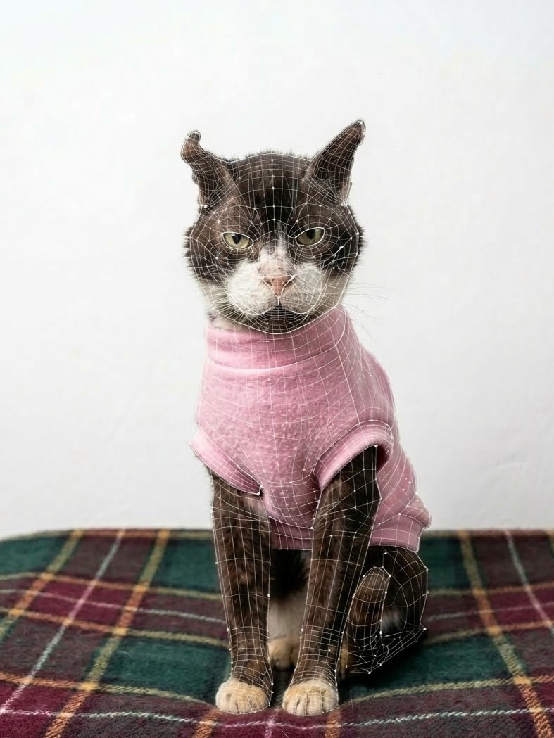 Сканирование структуры на наличие скрытых повреждений. Программное обеспечение "Преданность" и "Мурчание" интегрировано в базовое ядро. Все системы функционируют в штатном режиме. Устройство готово к сопряжению с подходящим пользователем.