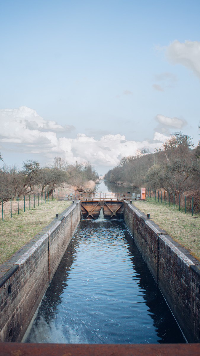 Шлюз № 6 на Черняховском канале.