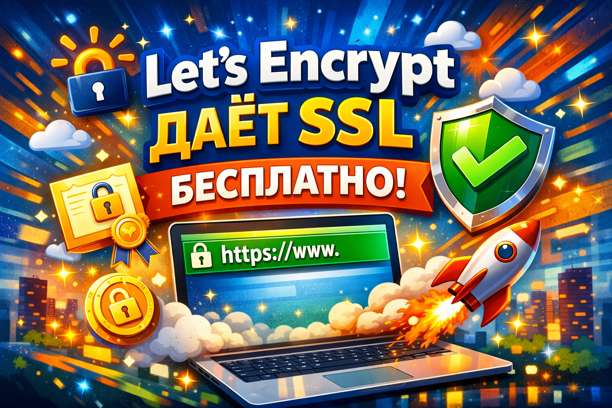 Let's Encrypt даёт SSL бесплатно
