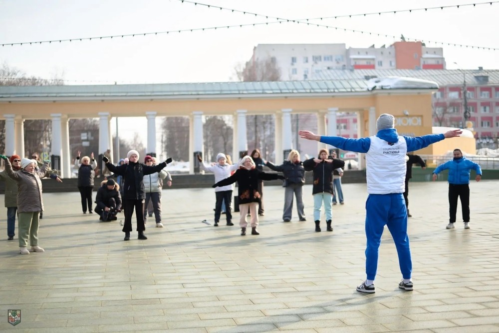    Социальные участковые проводят серию весенних зарядок для нижегородцев