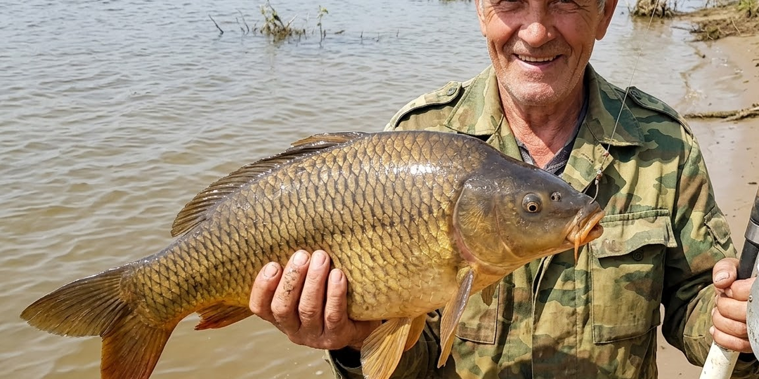 Местный дед таскал огромных сазанов на обычное хозяйственное мыло. Раскрываю секрет этой дикой насадки