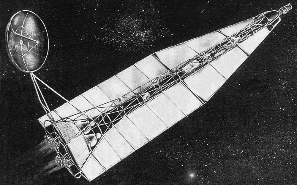 Проект атомно-электрического «космического крейсера" Лаборатории реактивного движения