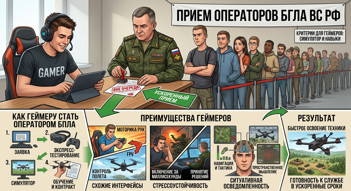 ускоренный прием операторов БПЛА