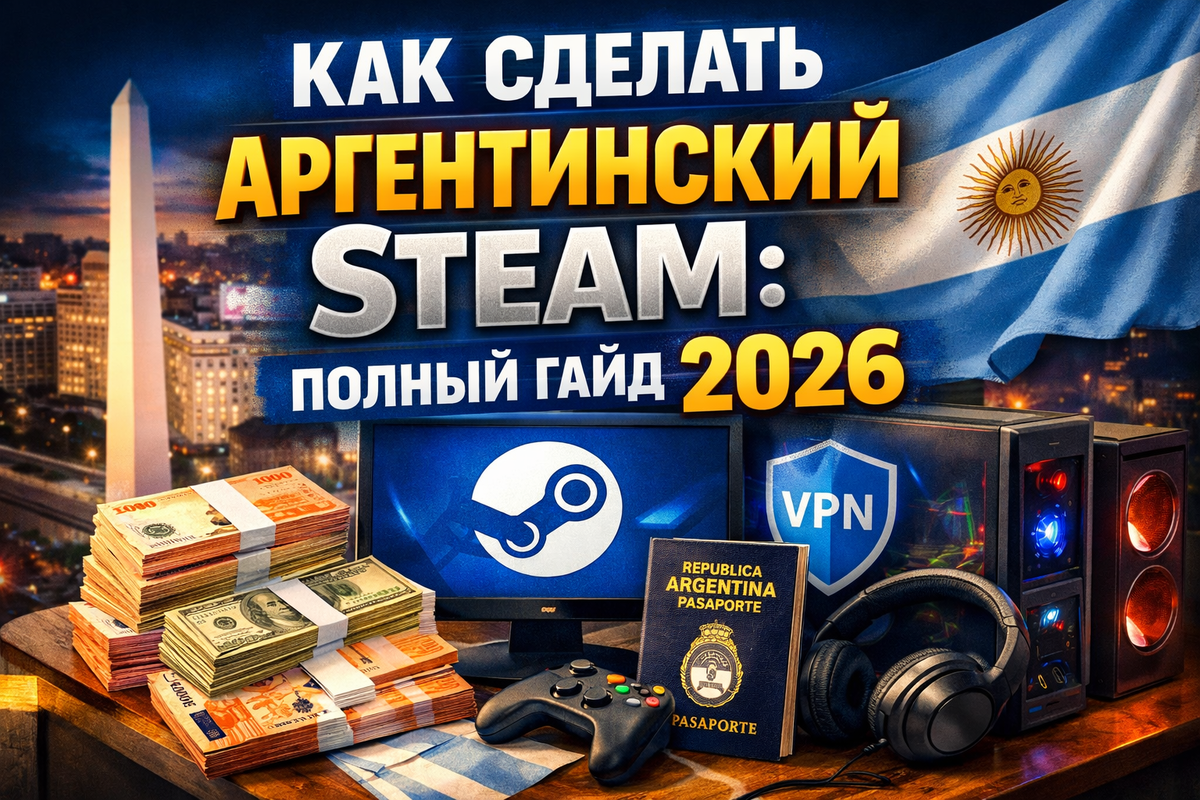 Как создать аргентинский Steam аккаунт