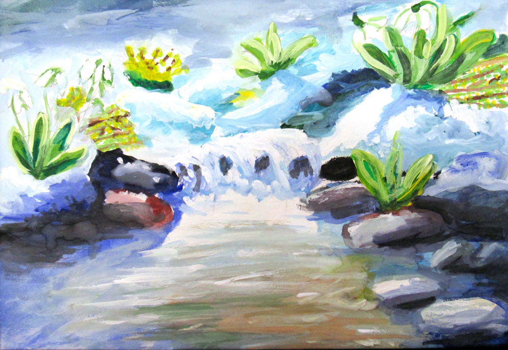 «Подснежники». Художник: Анжела Шахназарян